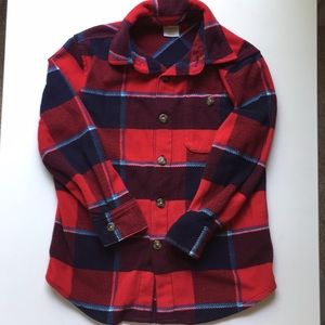 Gymboree Boys XS(4) fleece button down